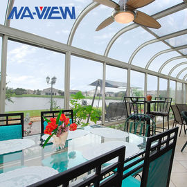 الصين فور سيزونز إضافات الشرفة الحديثة Sunroom بالإضافة إلى الترقق سقف الزجاج مصنع