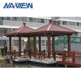 الصين PVDF طلاء السقف المعدني الباحة أكشاك سكني حديقة أكشاك مع الجانبين مصنع