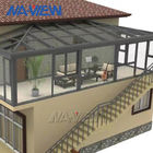 بناء سقف الجملون Sunroom الحديث تمديد Sunroom إضافة تعلق على المنزل المزود