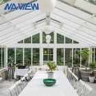 تخصيص زجاج حديقة الدفيئة الأبيض Sunroom للسكنية المزود