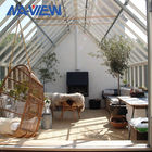 تخصيص زجاج حديقة الدفيئة الأبيض Sunroom للسكنية المزود