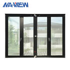 Guangdong NAVIEW قياسي أمريكي كبير طويل من الألومنيوم جانبي قابل للطي متعدد الطي نوافذ منزلقة للمنزل المزود
