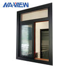 قوانغدونغ نافيو السعر السكني كسر الحرارية Low-E الزجاج الألومنيوم نافذة منزلقة مع الشاشة المزود