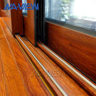 Guangdong NAVIEW الأبواب والنوافذ الموفرة للطاقة من نافذة سبائك الألومنيوم المصنوعة من الخشب الحبوب المزود