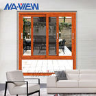 Guangdong NAVIEW Standard Custom Wooden Color Aluminium Sliding Window المزود