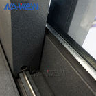 Guangdong NAVIEW Ash Black Aluminium Sliding Window System على سعر الصفقة متاح للشقق الفندقية المزود