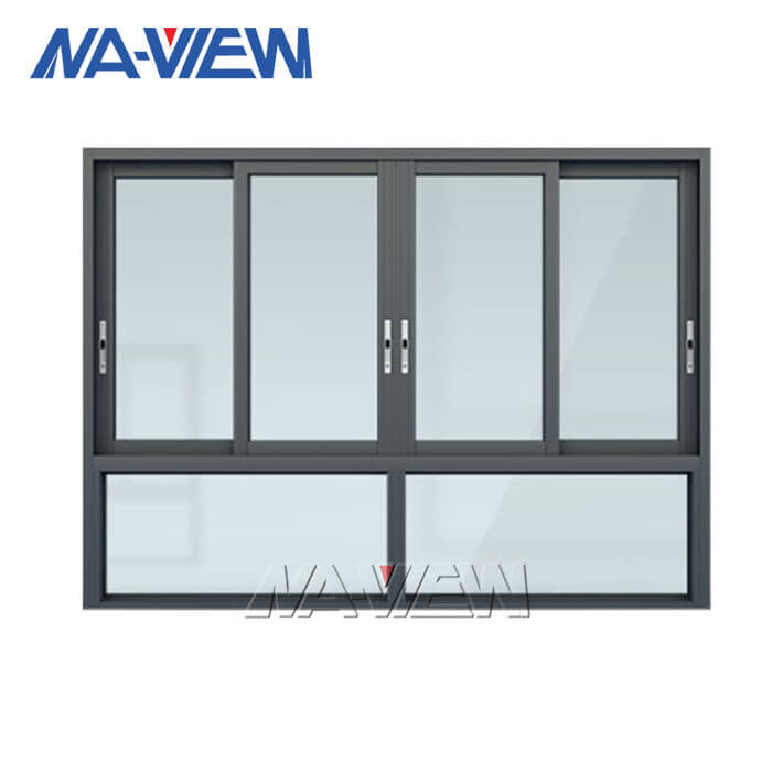 Guangdong NAVIEW نافذة أفقية عازلة للصوت حرارية من الألومنيوم قابلة للطي المزود