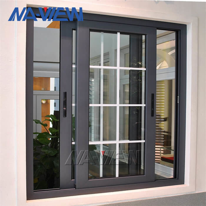 Guangdong NAVIEW Aluminium Doors Windows Sliding Window نوافذ زجاجية كبيرة المزود