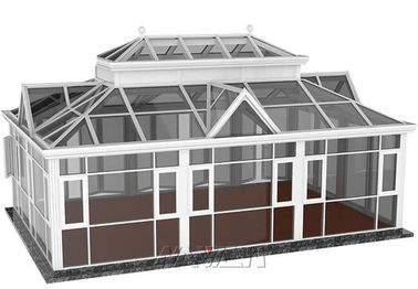 جميع المواسم الحديثة تمديد Sunroom ضميمة البناء مائلة سقف