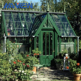 الحديقة الخضراء الدفيئة الألومنيوم الصغيرة الزجاج الدفيئة مخصص