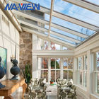 فور سيزونز إضافات الشرفة الحديثة Sunroom بالإضافة إلى الترقق سقف الزجاج المزود